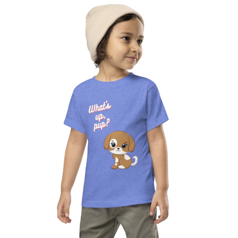toddler-staple-tee-heather-columbia-blue-front-6417630eadea9
